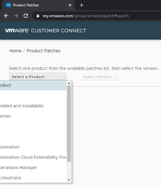 VMware being very corporate: drawing selection box outside the screen area.